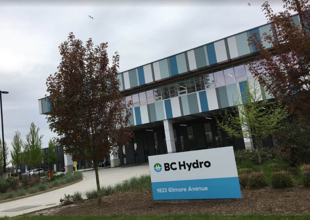 BC Hydro regional operations facility.