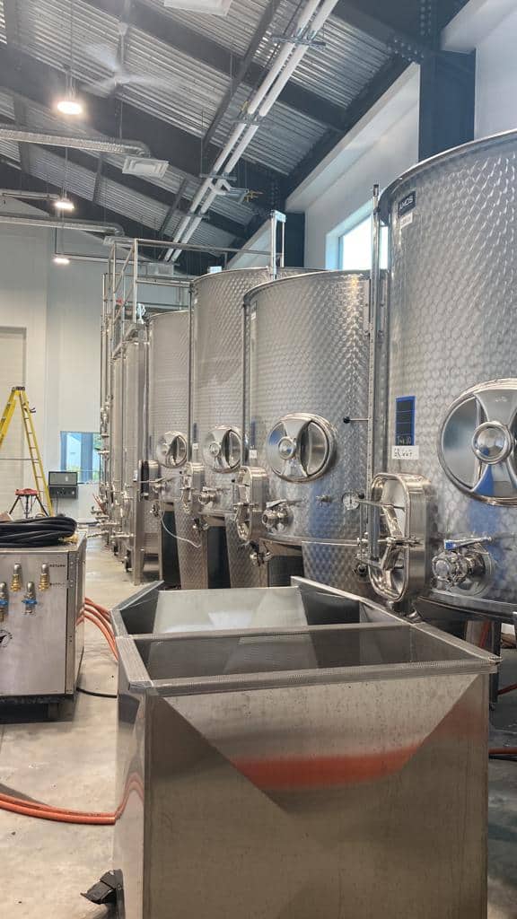 Winery Fermentation Tanks